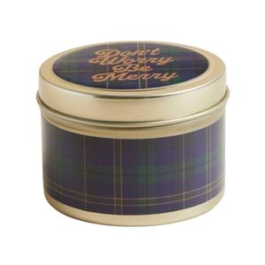 NWT SOY CANDLE DONT WORRY BE MERRY